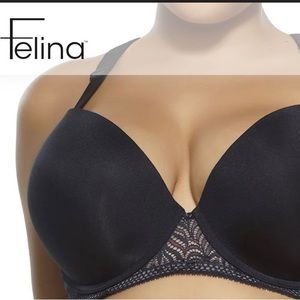 Felina Racer Bras New Black Bras 40D